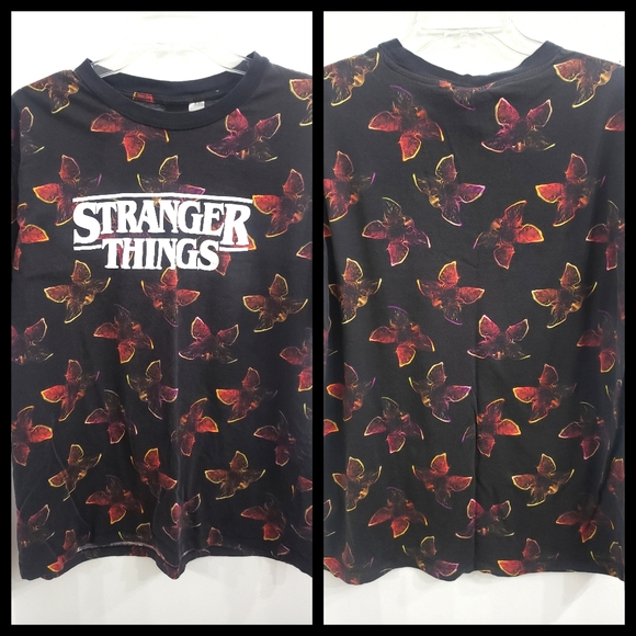 H&M Other - H&M Stranger Things Men's L Demogorgon Print Tee